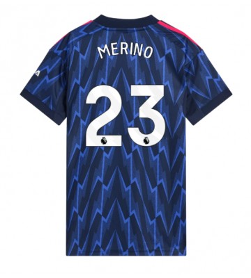 Arsenal Mikel Merino #23 Udebanetrøje Dame 2025-26 Kortærmet